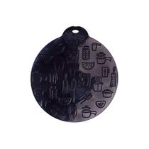 Almofada Descanso de Silicone Preta 19cm Para Fogão De Indução Magnética Anti Impacto Redonda Almofada Descanso de Silicone Preta 19cm Para Fogão De Indução Magnética Anti Impacto Redonda