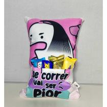 Almofada Dia das Mães Presente Com Bolso Para Chocolate Almofada Cheia com Ziper