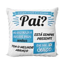 Almofada dia dos Pais tamanho 40x40