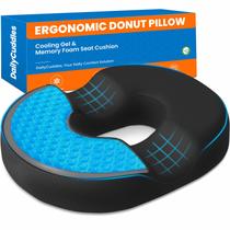Almofada Donut DailyCuddles com Gel Refrescante e Espuma Viscoelástica Grande Almofada Donut DailyCuddles com Gel Refrescante e Espuma Viscoelástica Grande