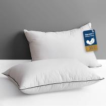 Almofada DWR Feather Down, pacote com 2 unidades, algodão orgânico king size