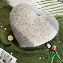 Almofada EastTree Heart Light Grey Teddy Sherpa - 25x33cm Almofada EastTree Heart Light Grey Teddy Sherpa - 25x33cm