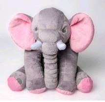 Almofada elefante 63 cm travesseiro antialérgico