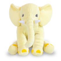 Almofada Elefante de Pelúcia 45cm Bebê Dormir Anti-alérgico - Toybrink