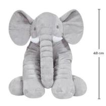 Almofada elefante gigante - cinza