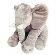 Almofada Elefante Pelúcia 60 cm Antialérgico bebe cinza - JT BaBys