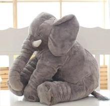 Almofada Elefante Pelúcia 60cm Macio Para Bebê Várias Cores