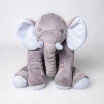 Almofada Elefante Pelúcia 60cm Travesseiro Para Bebê - Magna Baby