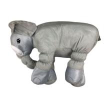 Almofada Elefante Travesseiro Pelúcia Bebê Dormir Azul 62cm