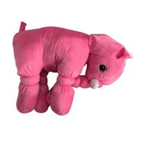 Almofada Elefante Travesseiro Pelúcia Bebê Dormir Rosa - RG TOYS