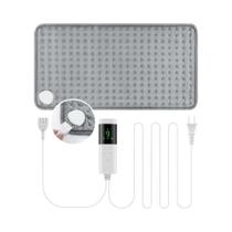 Almofada Elétrica Lavável 30x60cm Para Costas, Pescoço E Ombros, Cobertor Quente De Inverno Com 4