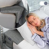 Almofada em cunha para cama XetraDesign 4 em 1, preenchimento de vão, 60" Almofada em cunha para cama XetraDesign 4 em 1, preenchimento de vão, 60"