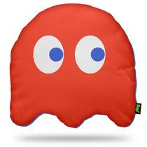 Almofada em Fibra Ghost (Red) Dupla Face - Fantasma Pac Man - Yaay!