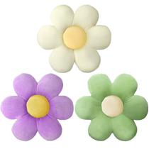 Almofada em forma de flor Sratte, 3 peças para decoração de casa de 40 cm