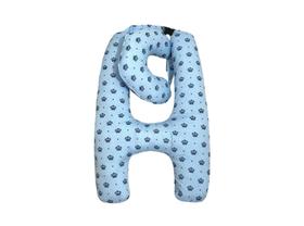 Almofada Em Forma H Adulto E Infantil Com Apoio Para Pescoço De Dormir Para Viagens Descanso