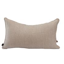 Almofada em Linho Geométrico Offwhite Retangular