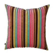 Almofada em Listras Collors Outuno Quadrada
