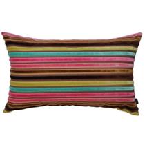 Almofada em Listras Collors Outuno Retangular