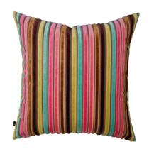 Almofada em Listras Collors Quadrada