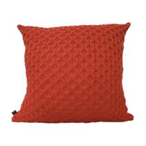 Almofada em Tricot Coral Entrelace Quadrada