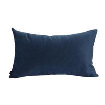 Almofada em Veludo Azul Marinho Retangular Almofada em Veludo Azul Marinho Retangular