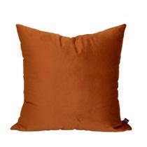 Almofada em Veludo Cobre Quadrada Almofada em Veludo Cobre Quadrada