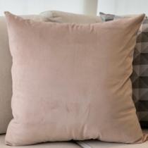 Almofada em Veludo Rosé Quadrada Almofada em Veludo Rosé Quadrada