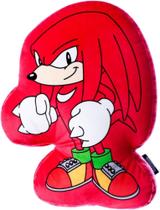 Almofada em Veludo Sonic The Hedgehog Knuckles Play To Win Geek Gamer Presente 7908623009482