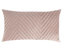 Almofada em Veludo Zig Zag Bege