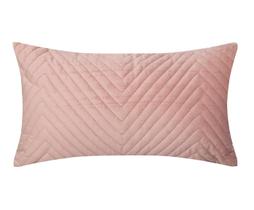 Almofada em Veludo Zig Zag Rosé