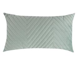Almofada em Veludo Zig Zag Verde Água
