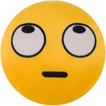 Almofada emoji 45x45cm pelúcia bordado com zíper sem paciência