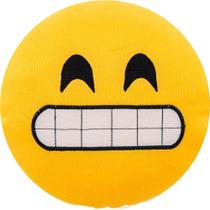 Almofada Emoji Pelúcia 28cm mostrando os dentes - sorrisão
