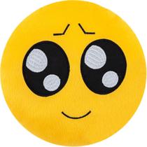 Almofada Emoji Pelúcia 45cm olhos grandes