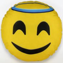 Almofada Emoji Sublimada 34cm anjinho