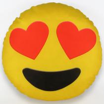 Almofada Emoji Sublimada 34cm apaixonado