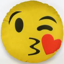 Almofada Emoji Sublimada 34cm beijo