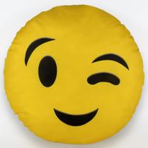 Almofada Emoji Sublimada 34cm piscando