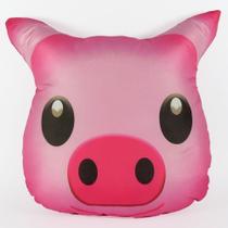 Almofada Emoji Sublimada 34cm porquinho