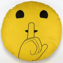 Almofada Emoji Sublimada 34cm silencio