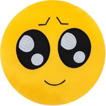 Almofada emoji whatsapp 28x28cm com zíper bordado emocionado - VITOR BORDADOS