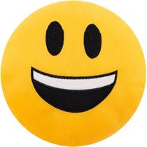 Almofada emoji whatsapp 28x28cm com zíper bordado feliz - VITOR BORDADOS