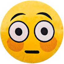 Almofada emoji whatsapp 28x28cm com zíper bordado vergonhoso - VITOR BORDADOS