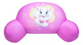 Almofada Encosto Rosa Gata Marie Disney 40cm