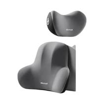 Almofada Ergonômica De Suporte Lombar Em Espuma De Memória Antiderrapante Lavável Em Tecido De