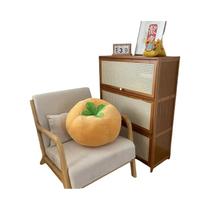 Almofada Espessa De Tomate, Cogumelo E Caqui Para Janela, Assento, Quarto, Almofada Vegetal