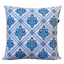 Almofada Estampada Damask 40x40cm Azul