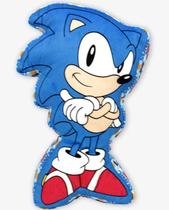 Almofada Fibra Formato 3D Sonic Speed licenciada Desenho do Tecido:Estampado Almofada Fibra Formato 3D Sonic Speed licenciada Desenho do Tecido:Estampado