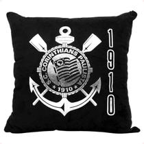 Almofada Fibra Suede do SC Corinthians 40x40cm Oficial Presente Almofada Fibra Suede do SC Corinthians 40x40cm Oficial Presente