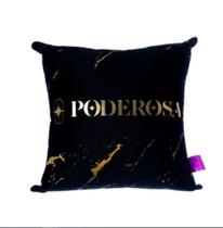 Almofada fibra suede poderosa 40x40cm